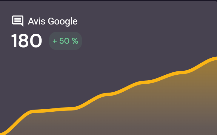 Fiche google avis progression